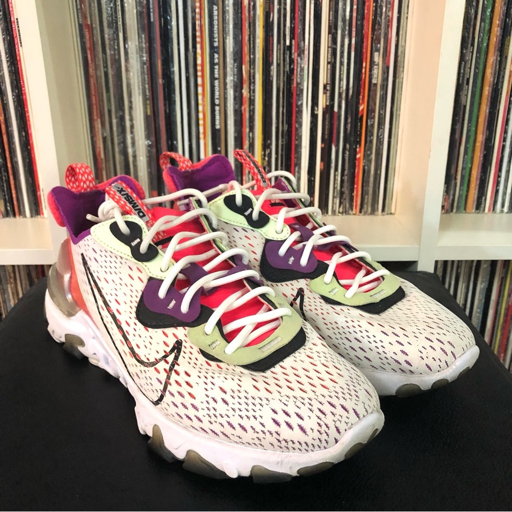 Nike Athletic Shoes - White, Purple, Red